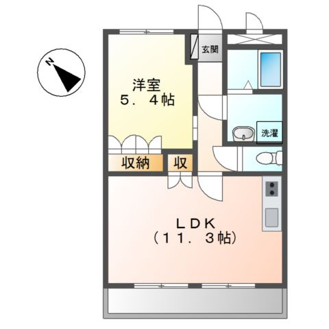 シャンティの間取り