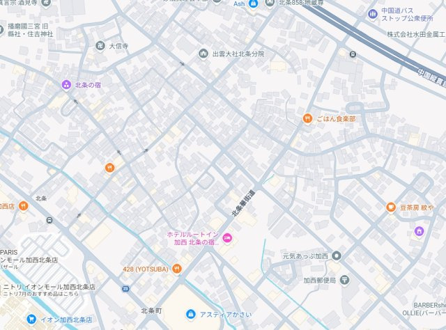加西市北条町栗田　第1期　新築一戸建ての地図