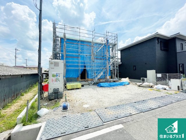 加西市北条町栗田　第1期　新築一戸建ての外観|現在建築中！落ち着いた街並みで新生活を始めることが出来そう！周辺の物件も併せてご紹介させて頂きます！