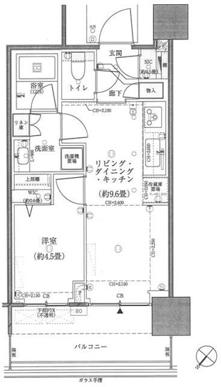 【間取り】 | ＧＲＡＮＤ　ＭＡＲＩＮＡ　ＴＯＫＹＯ　パークタワー勝どきミッド