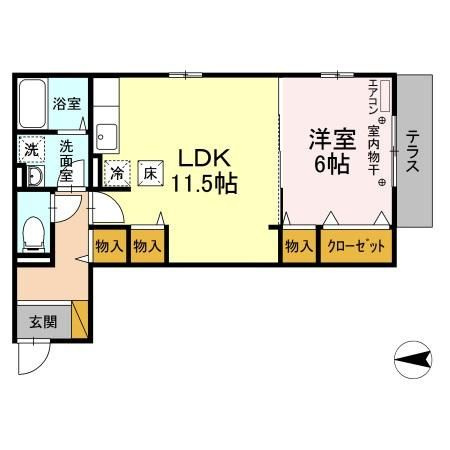 プレミール　カメゾンの間取り