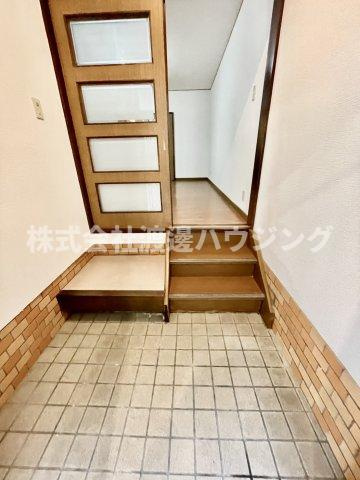 野江3丁目貸家の玄関