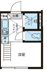 Water BAY夏目坂の間取り|間取りです。