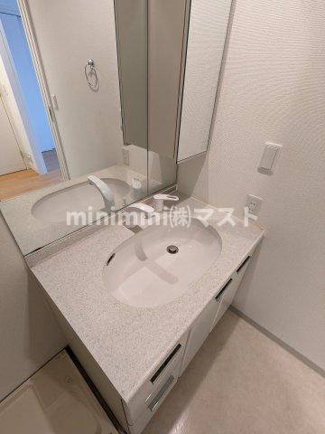 大阪市西区北堀江１丁目の賃貸マンションの洗面所
