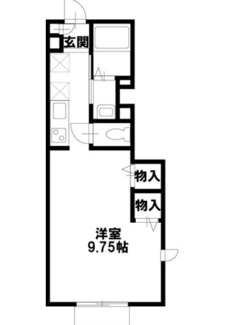 【間取り】 | サン・ラック本町 | 間取りです。