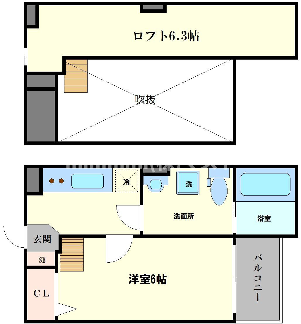 メゾンショコラEの間取り