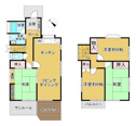 【間取り】 | 平成２年４月築