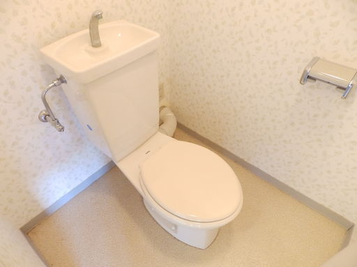神戸市灘区一王山町の賃貸マンションのトイレ