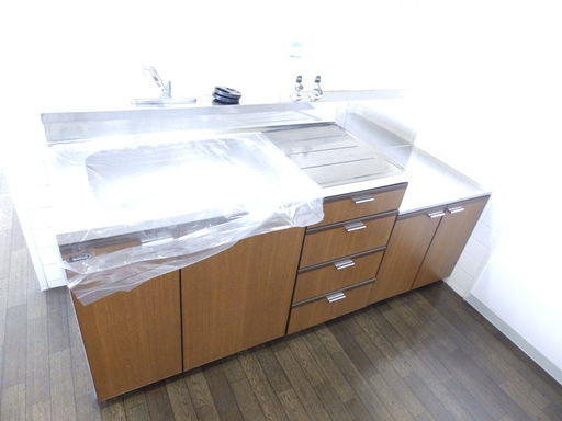 神戸市灘区一王山町の賃貸マンションのキッチン