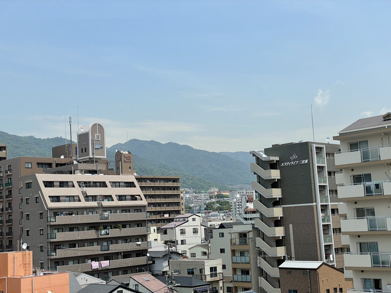神戸市中央区日暮通１丁目のアパートの展望