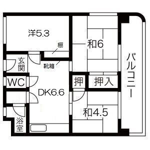 グリーンマンションの間取り