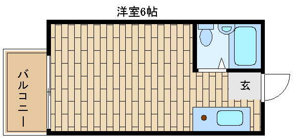 神戸市灘区大石東町５丁目の賃貸マンションの間取り