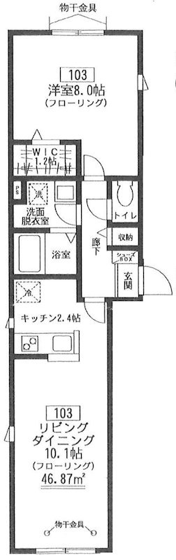 ラ・フルール  の間取り