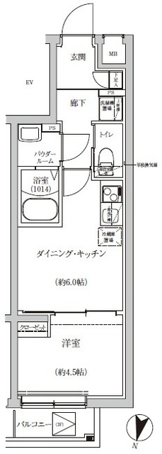 REGOLITH IKEGAMIの間取り|メゾネット！2LDKお探しの方にも！