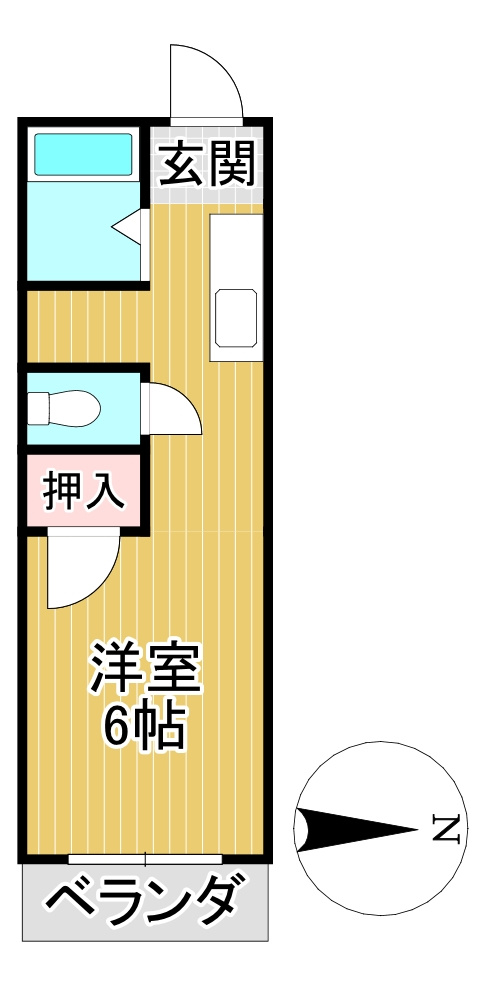 ヴィラ210の間取り