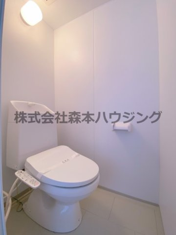 【トイレ】 | 　WESTヒルズ御堂 | 清潔感のあるトイレです