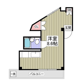 【間取り】 | サンハイム中野 | 間取りです。