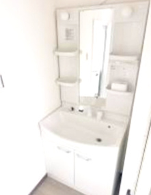 北畠１丁目住宅付き店舗の洗面所