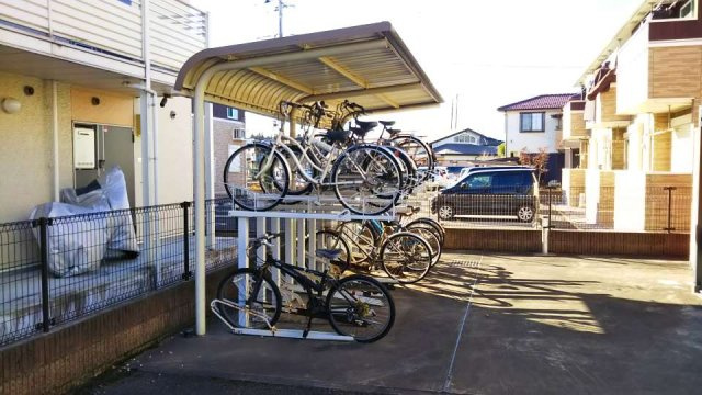 レオパレスエアルのその他|駐輪場