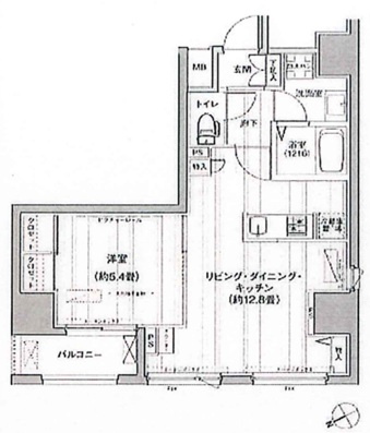 ワイズ柳橋の間取り