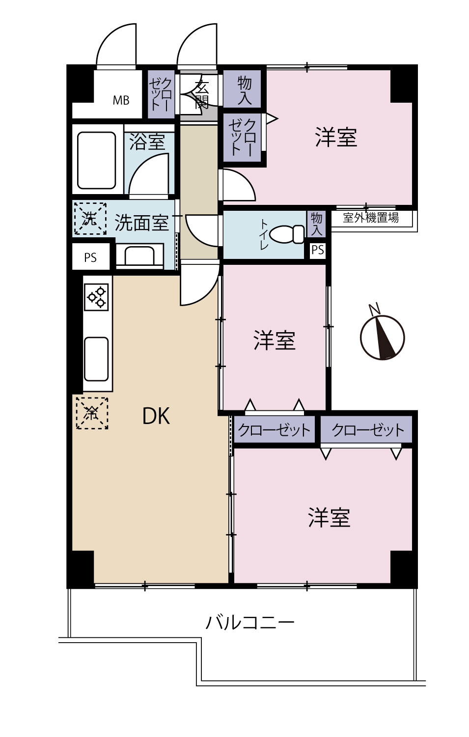 レジェンド東日暮里WESTの間取り