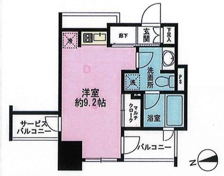 クラッシィハウス神田美土代町の間取り