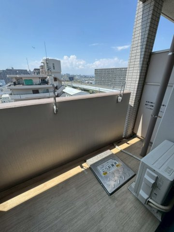 LaDouceur都島高倉町のバルコニー|陽当たり良好なバルコニーです