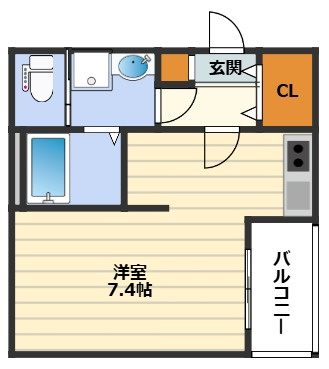 Malva 都島の間取り