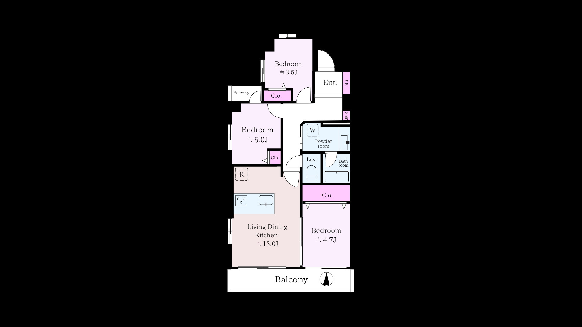 メゾンエクレーレ南千住の間取り|間取り図