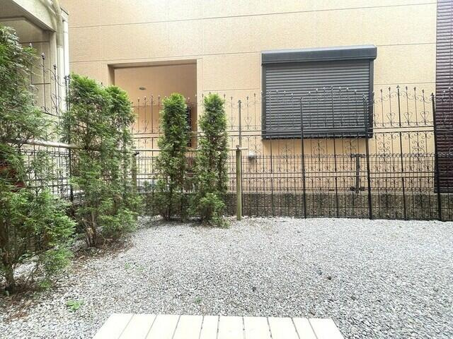 専用庭があり気持ちいい♪