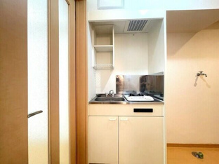 キッチンにはコンロ付きです