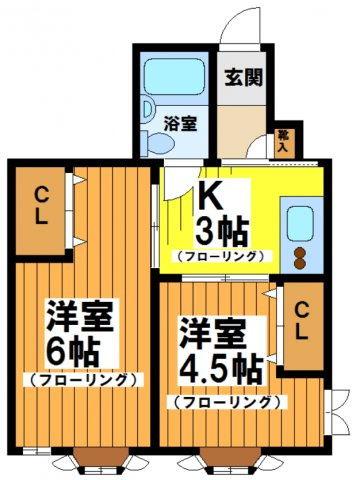 ラポルタイズミの間取り