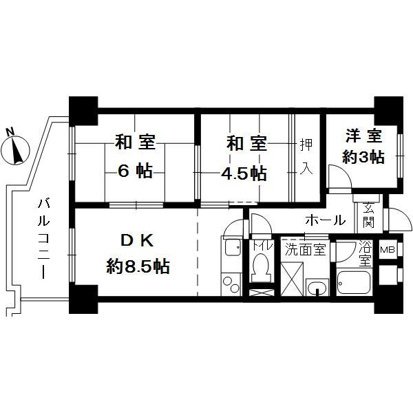 【間取り】 | 高槻センチュリーマンション