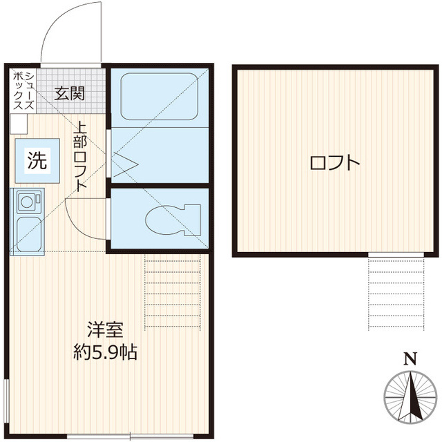 ヒルズ日吉Ｂ棟の間取り