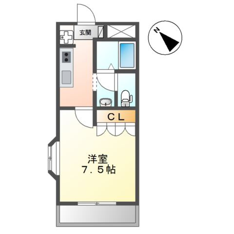 リリーズパレスの間取り