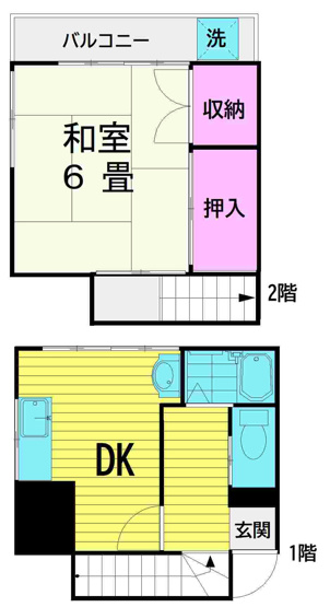 【間取り】 | 西水元5丁目メゾン