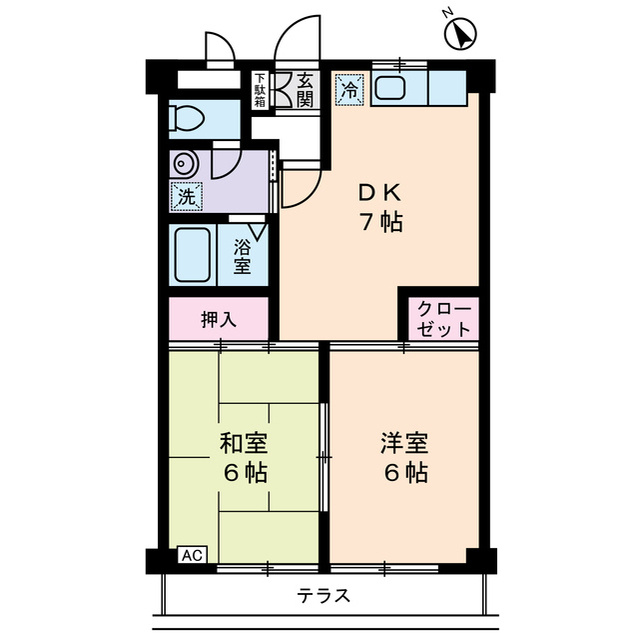 グレースＫの間取り