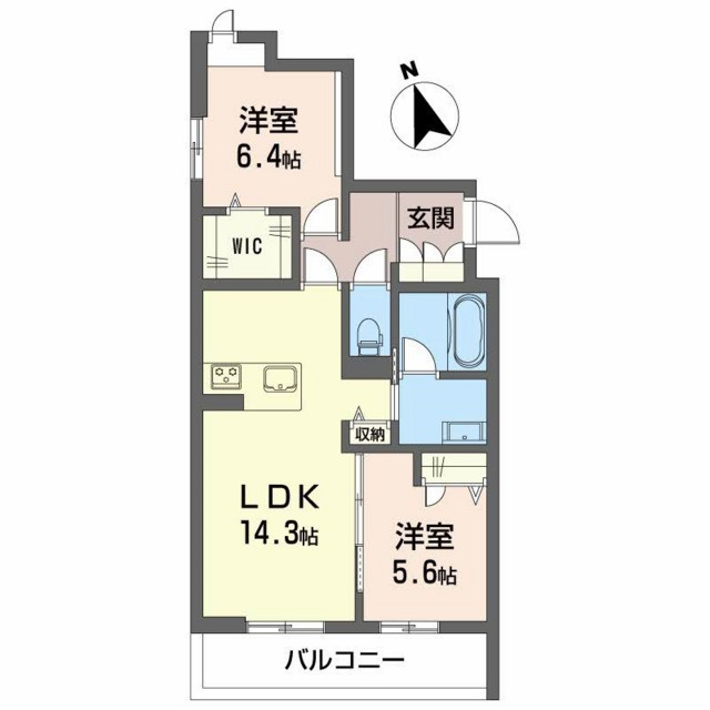 シャーメゾン　ル・シルクの間取り
