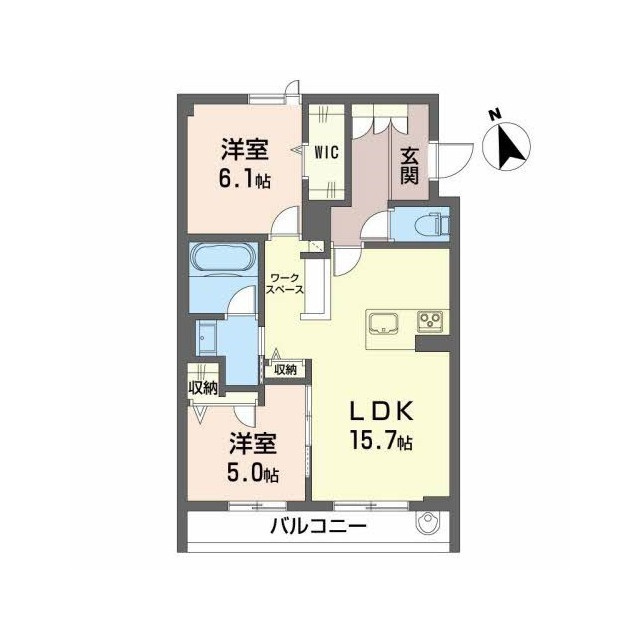 シャーメゾン加納南陽の間取り