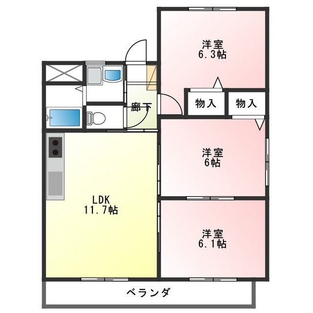 ドリームスペースはばの間取り