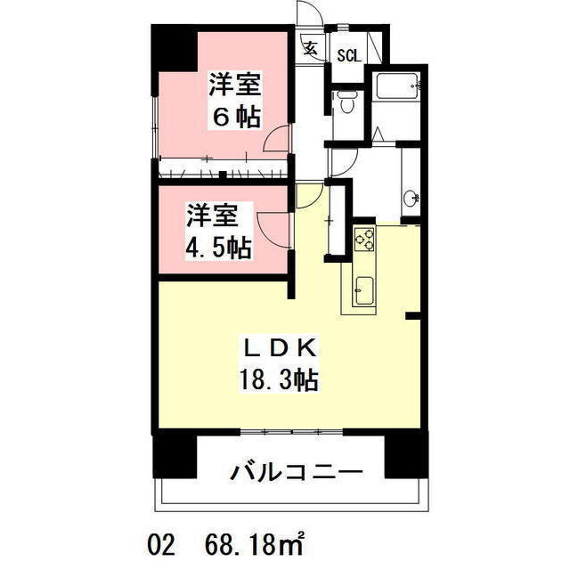 フォレスト．Ｎの間取り