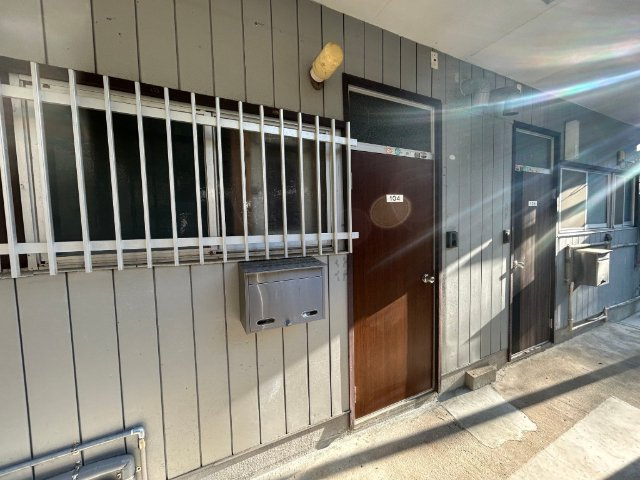 宮崎アパートのエントランス