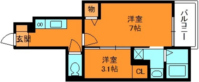 クレメント王寺の間取り
