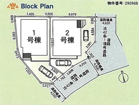 綾瀬市吉岡東1丁目新築戸建て　第8-2号棟の区画図|区画図「綾瀬市吉岡東1丁目新築戸建て」