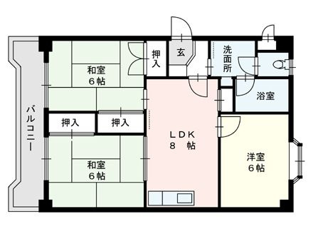 【間取り】 | 第2あかめコーポ