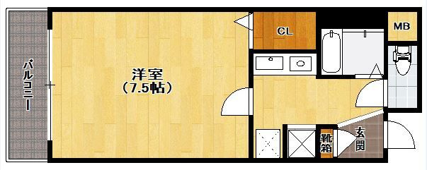 【間取り】 | パティオス平尾