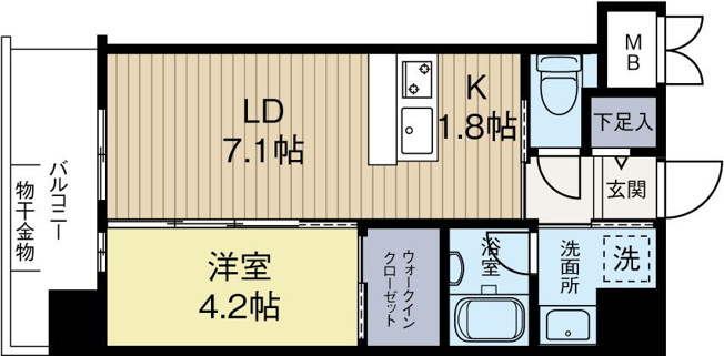 【間取り】 | ラファセグランビア博多