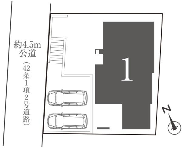 横浜市旭区中沢３丁目の新築一戸建の区画図|限定1棟の販売です！
お気軽にお問合せ下さい！