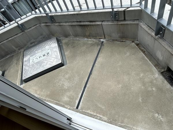 世田谷区玉川４丁目の賃貸マンションのバルコニー