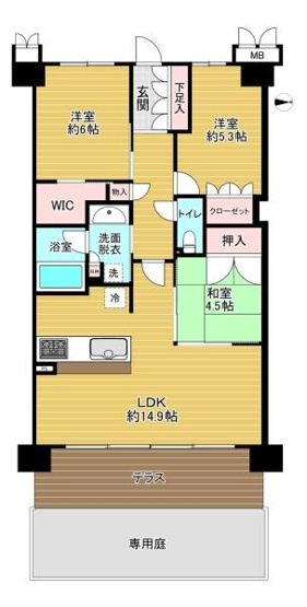 【間取り】 | メイツブラン・ヴェリテ若江岩田